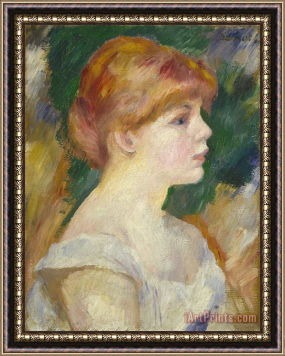 Pierre Auguste Renoir Suzanne Valadon Framed Painting