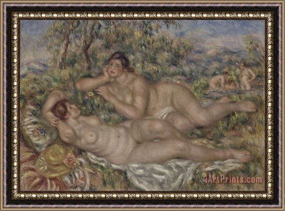 Pierre Auguste Renoir The Bathers Framed Print