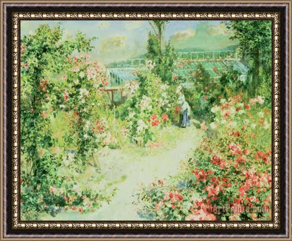 Pierre Auguste Renoir The Conservatory Framed Painting