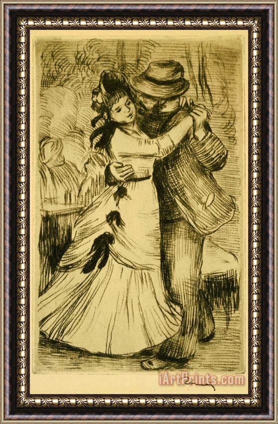 Pierre Auguste Renoir The Dance in The Country Framed Print