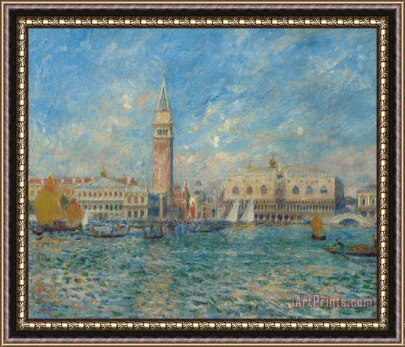 Pierre Auguste Renoir The Doge's Palace in Venice Framed Print