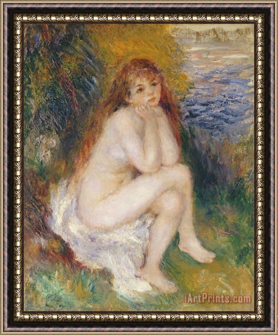 Pierre Auguste Renoir The Naiad Framed Painting
