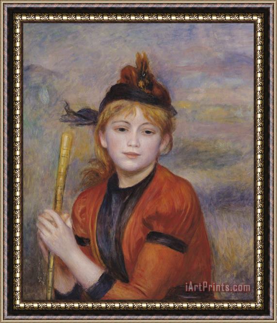 Pierre Auguste Renoir The Rambler Framed Painting
