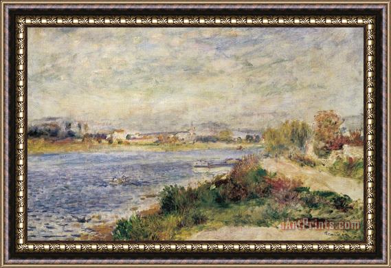 Pierre Auguste Renoir The Seine In Argenteuil Framed Print