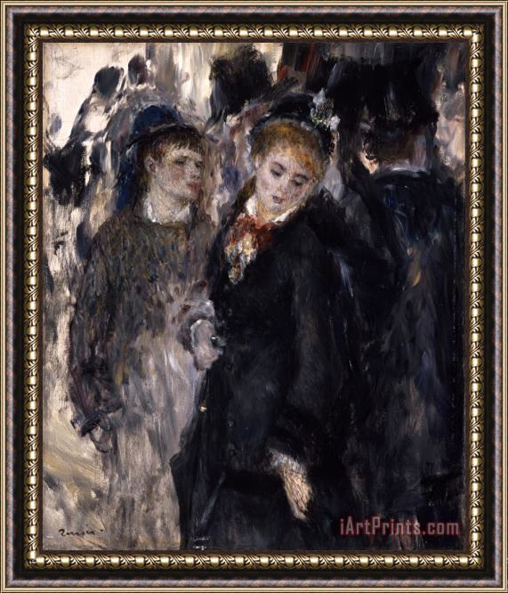 Pierre Auguste Renoir Young Girls Framed Print