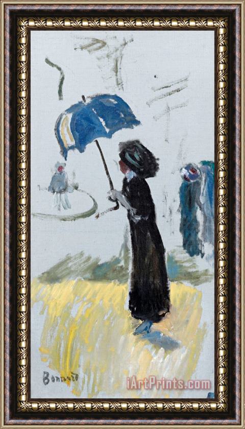 Pierre Bonnard Femme Au Parapluie Framed Print