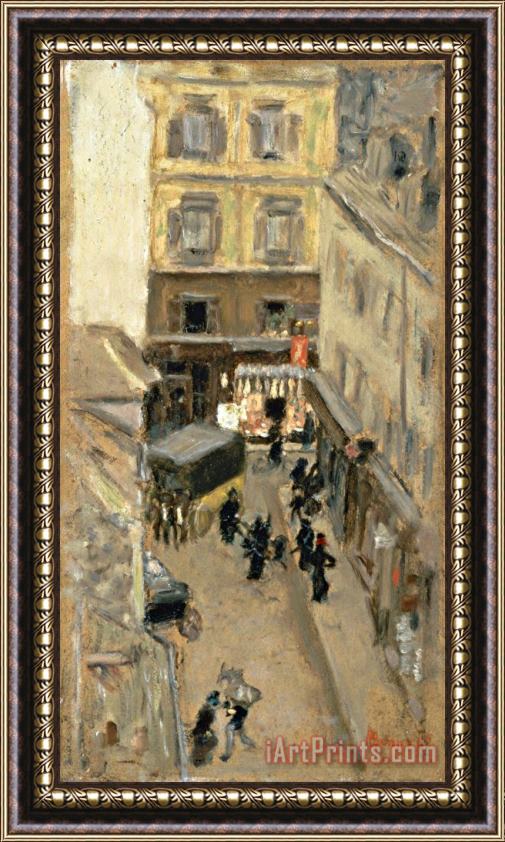 Pierre Bonnard Narrow Street in Paris Framed Print