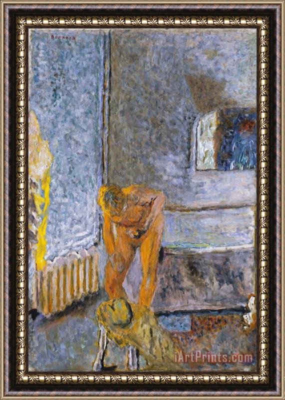 Pierre Bonnard Nude in an Interior Framed Painting
