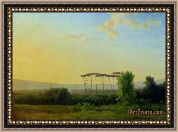 Pierre Henri de Valenciennes Roman Countryside Framed Print