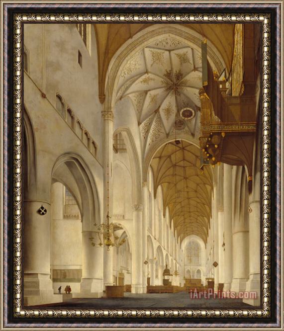 Pieter Jansz Saenredam The Interior of St Bavo's Church, Haarlem (the 'grote Kerk') Framed Print