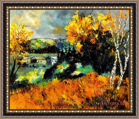 Pol Ledent Autumn in Ardennes 672101 Framed Painting