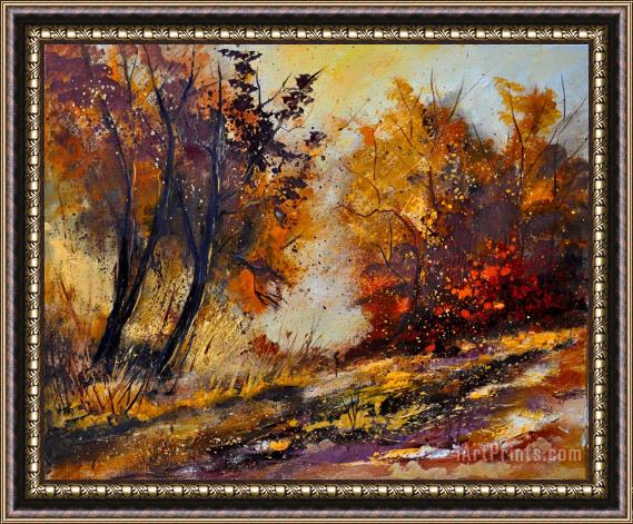 Pol Ledent Autumn In The Wood Framed Painting