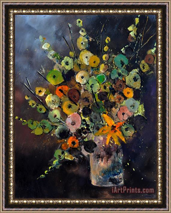 Pol Ledent Bunch Of Flowers 451180 Framed Painting