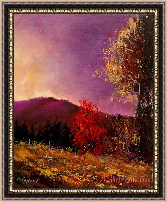Pol Ledent Fall Colors Framed Painting