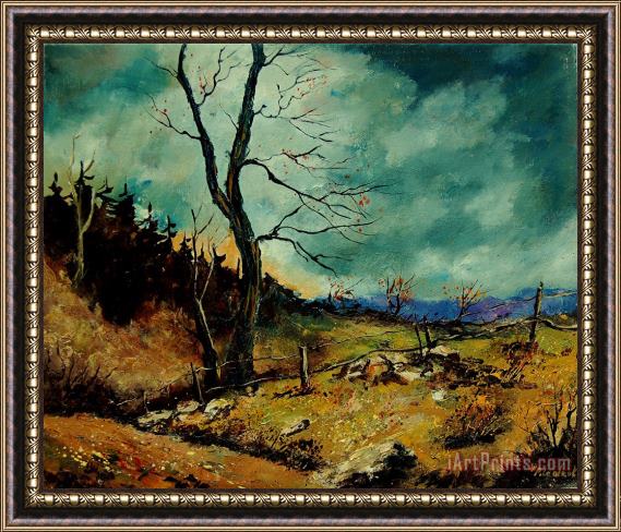 Pol Ledent Fall landscape 56 Framed Painting