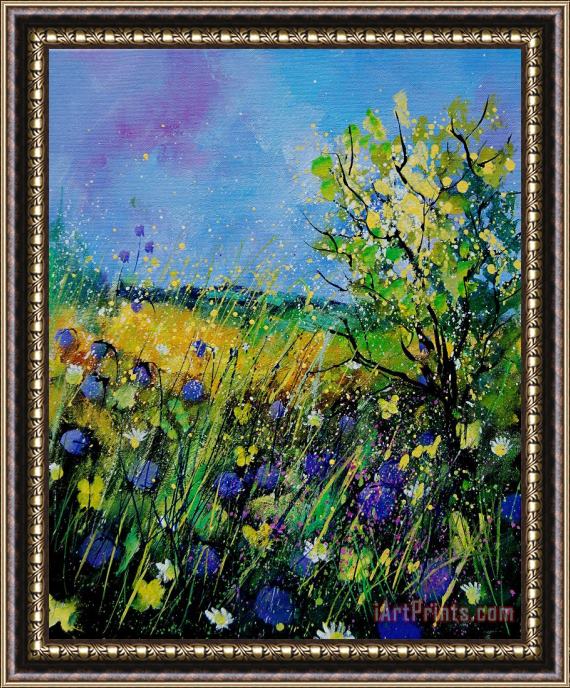 Pol Ledent Landscape with cornflowers 459060 Framed Painting