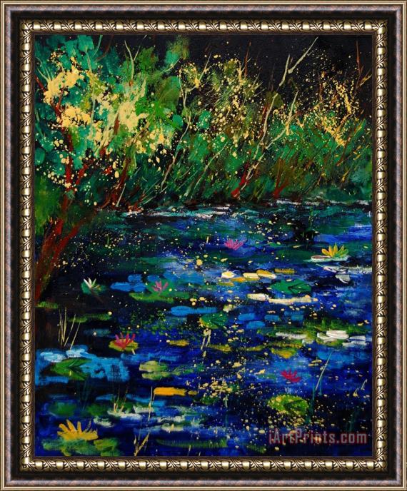 Pol Ledent Pond 459030 Framed Painting