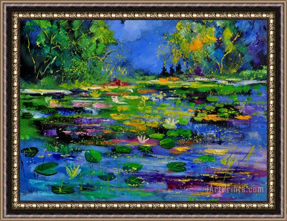 Pol Ledent Pond 791180 Framed Painting