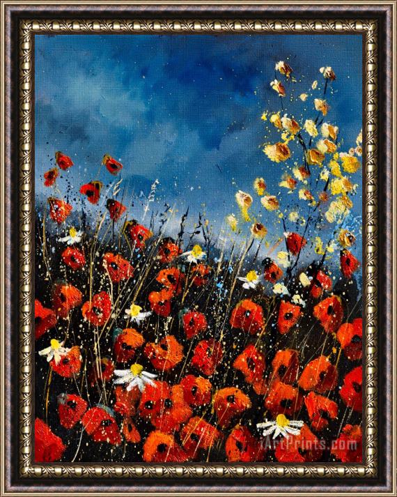 Pol Ledent Red Poppies451140 Framed Print