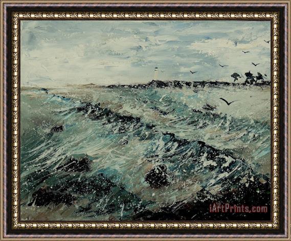 Pol Ledent Seascape 459090 Framed Painting