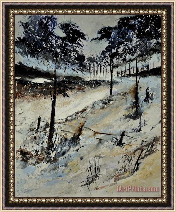 Pol Ledent Snowy Landscape 451110 Framed Painting