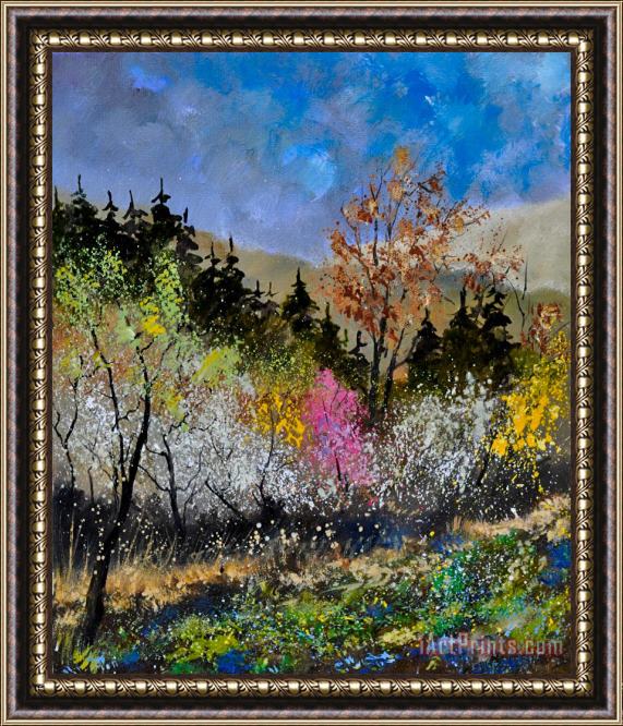 Pol Ledent Spring colors Framed Painting