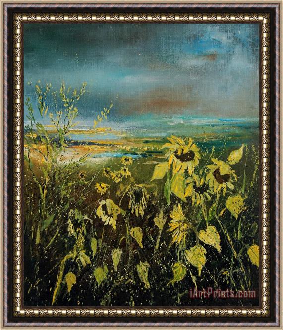 Pol Ledent Sunflowers 562315 Framed Print