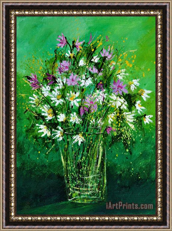 Pol Ledent Wild Flowers 450150 Framed Painting