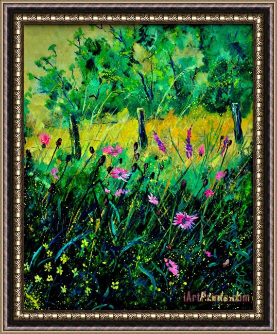 Pol Ledent Wild Flowers 451190 Framed Painting
