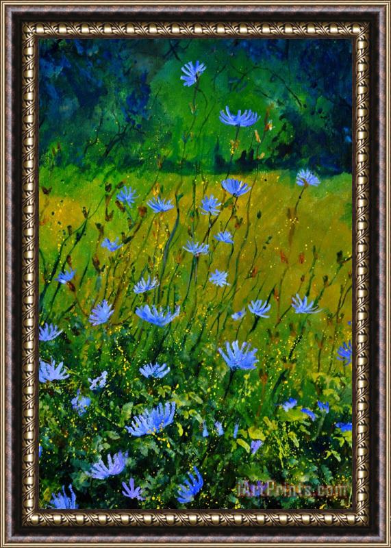 Pol Ledent Wild Flowers 911 Framed Painting