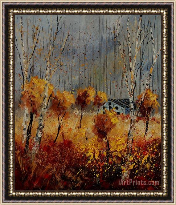 Pol Ledent Windy autumn landscape Framed Painting