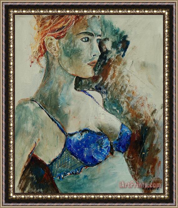 Pol Ledent Young lady 56 Framed Painting
