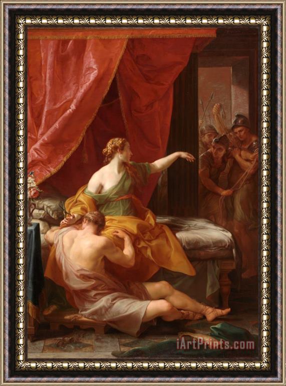 Pompeo Girolamo Batoni Samson and Delilah Framed Painting
