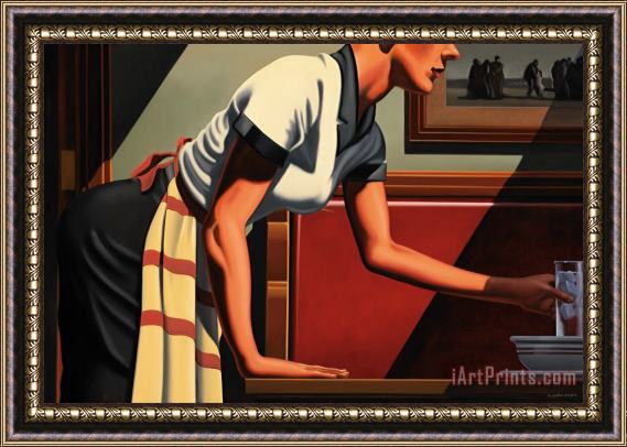 R. Kenton Nelson A Long Drink of Water Framed Painting