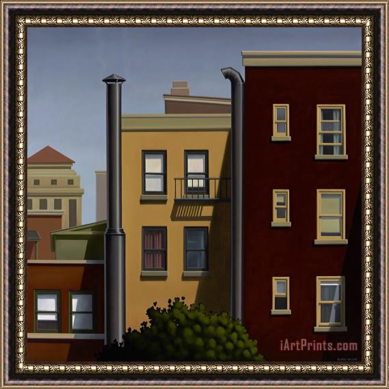 R. Kenton Nelson City Windows Framed Painting
