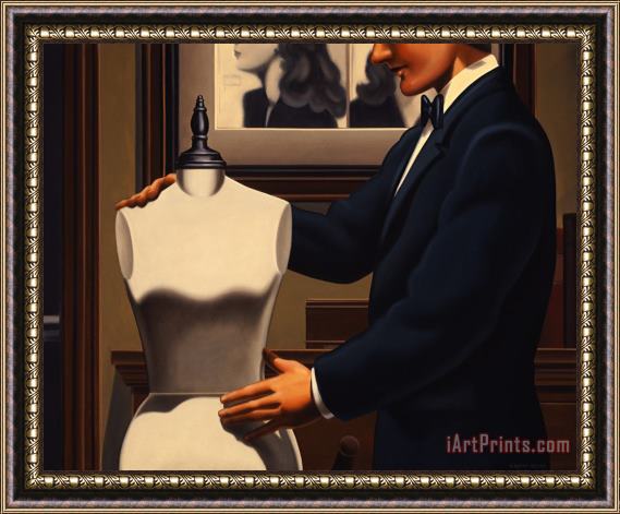R. Kenton Nelson Rehearsal for a Date with Mary Parker Framed Painting