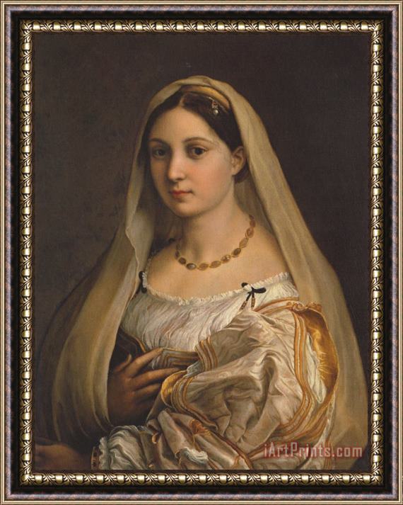 Raphael La Donna Velata Framed Painting
