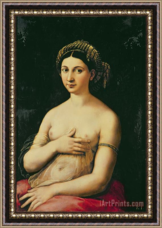 Raphael La Fornarina Framed Painting