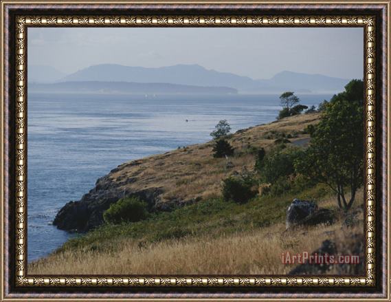 Raymond Gehman A View Out to Sea From One of The San Juan Islands Framed Print