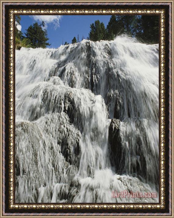 Raymond Gehman Bechler River Falls Yellowstone National Park Wyoming Framed Painting
