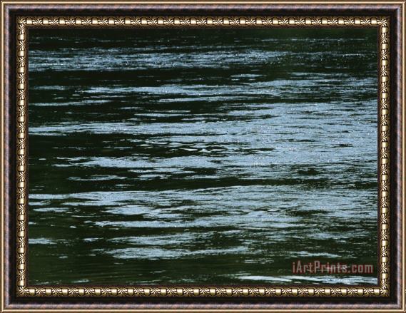 Raymond Gehman Play of Light And Shadow in The Water of The James River Framed Painting