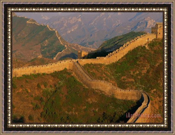 Raymond Gehman View of The Great Wall Framed Print