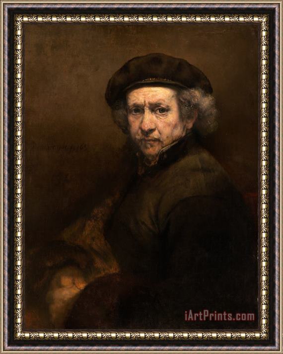 Rembrandt Harmensz van Rijn Self Portrait 2 Framed Painting