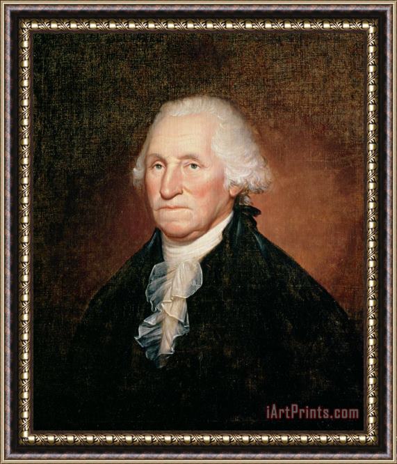 Rembrandt Peale George Washington Framed Painting