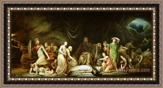 Rembrandt Peale The Court of Death Framed Painting