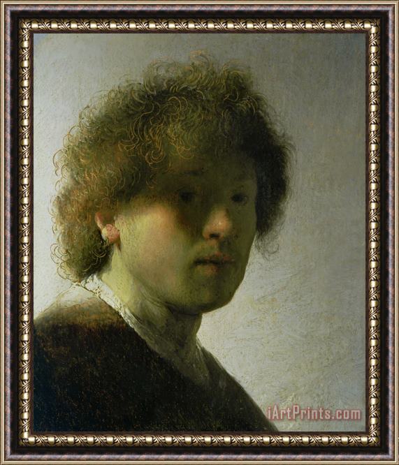 Rembrandt Self Portrait as a Young Man Framed Print