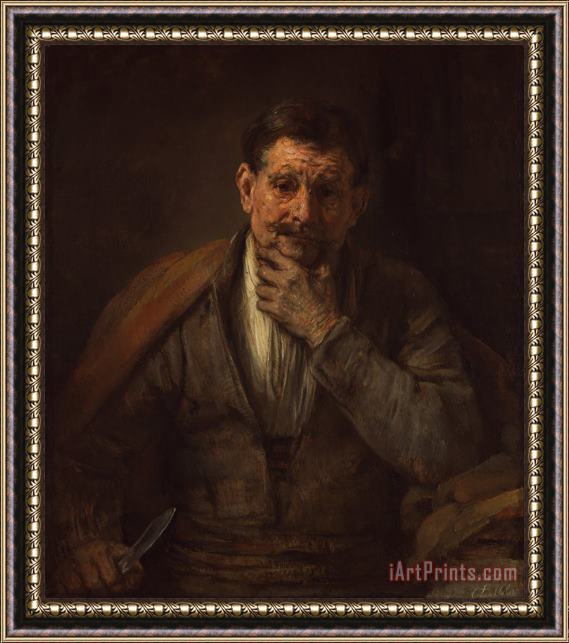 Rembrandt van Rijn St Bartholomew Framed Print