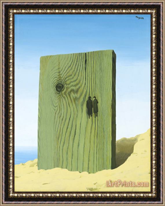 rene magritte L'horizon Framed Painting