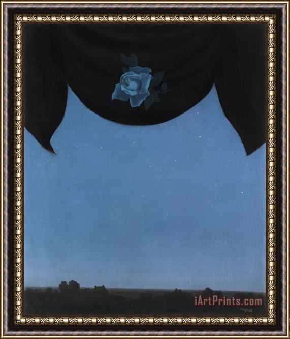 rene magritte La Belle De Nuit Framed Print