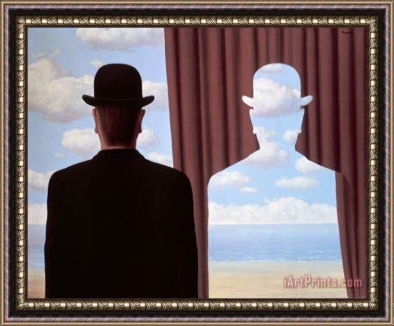 rene magritte La Decalcomanie, 1966 Framed Painting